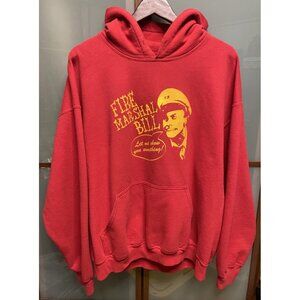 Fire Marshal Bill Vintage Y2K 90s XL Red Hoodie Jim Carrey In Living Color Humor